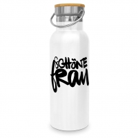 Edelstahl Trinkflasche - Schöne Frau