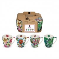Porzellan-Henkelbecher - Cuzco & Co. 4 Mug Set Porzellan-Henkelbecher - Cuzco & Co. 4 Mug Set