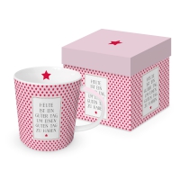 Porzellan-Henkelbecher - Guter Tag Trend Porzellan-Henkelbecher - Guter Tag Trend