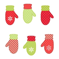 20 Servietten 33x33 cm - Mittens 