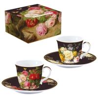 Porzellan-Tasse - Victorian Garden