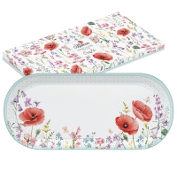 Porzellan-Platte - Les Coquelicots