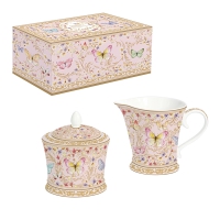 Milchkanne + Zuckerdose - Majestic Butterflies