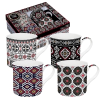 Set Tassen 300ml - Global Ethnic Incas Set Tassen 300ml - Global Ethnic Incas