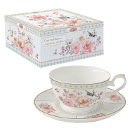 Porzellan-Tasse - A Day in the Garden