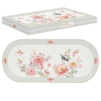 Porzellan-Platte - A Day in the Garden