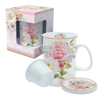 Porzellan-Tasse - Romantic Lace