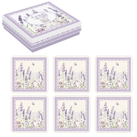 Kork Untersetzer - Lavender Field