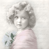 Servietten 33x33 cm - Girl Poem