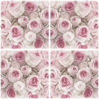 Servietten 33x33 cm - Decoupage Roses