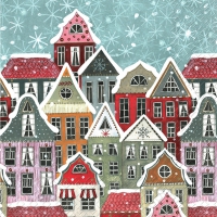 Servietten 33x33 cm - Winston rot