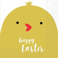 Servietten 33x33 cm - Bibiane gelb