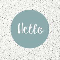 Servietten 33x33 cm - Baxtor grau