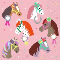 Servietten 33x33 cm - Bonny rosa