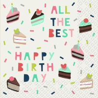 Servietten 33x33 cm - Adriana weiss