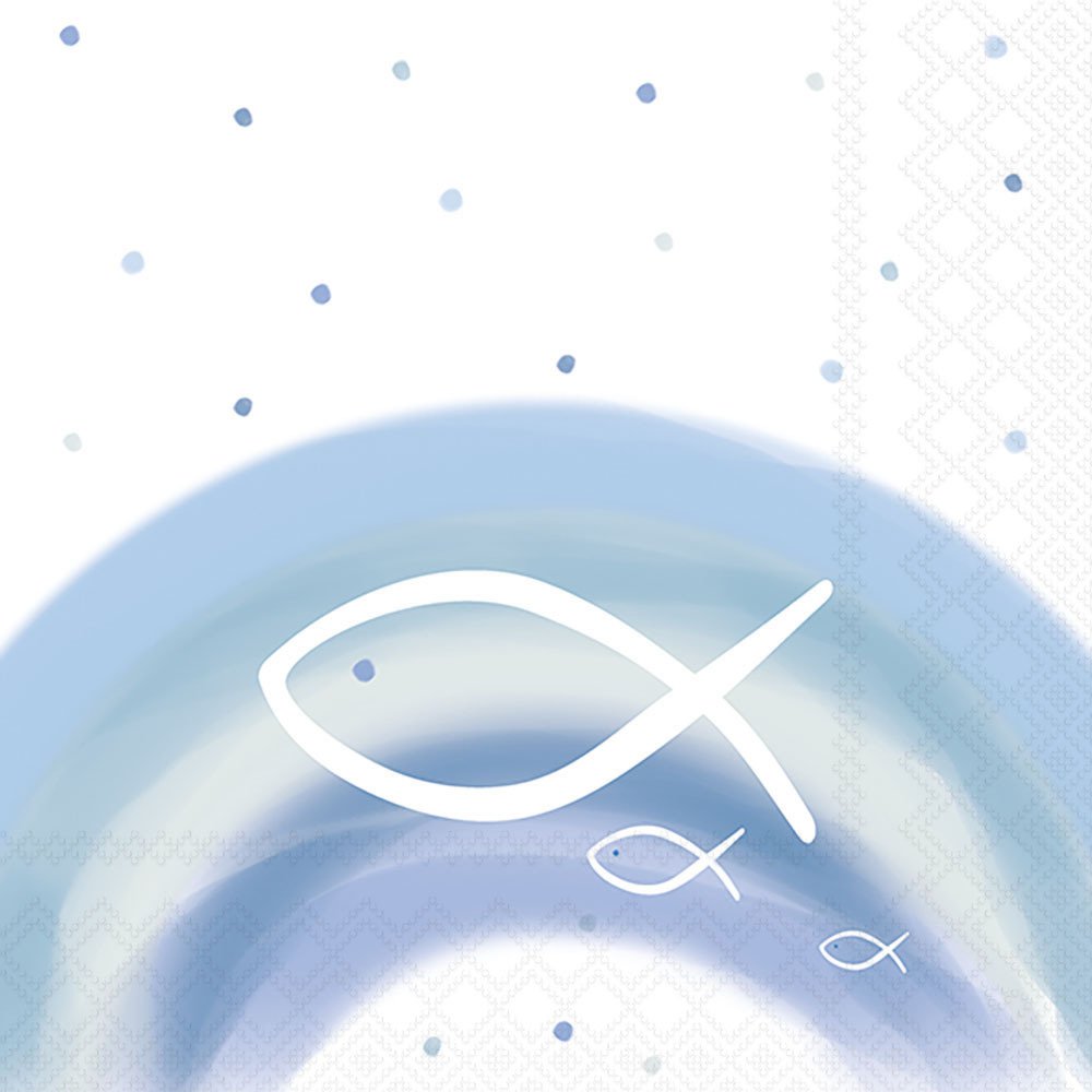 Servietten 33x33 cm - Rainbow Blue