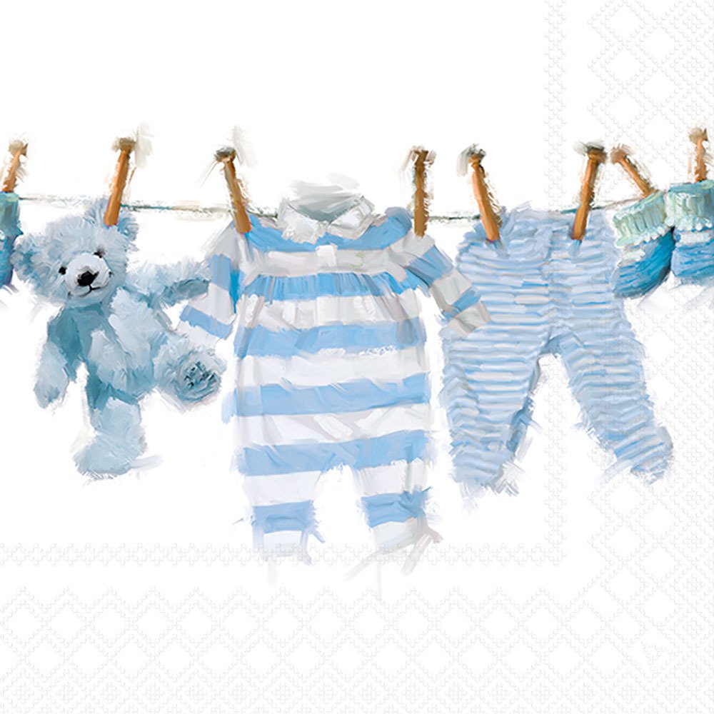 Servietten 33x33 cm - Baby Boy Clothes
