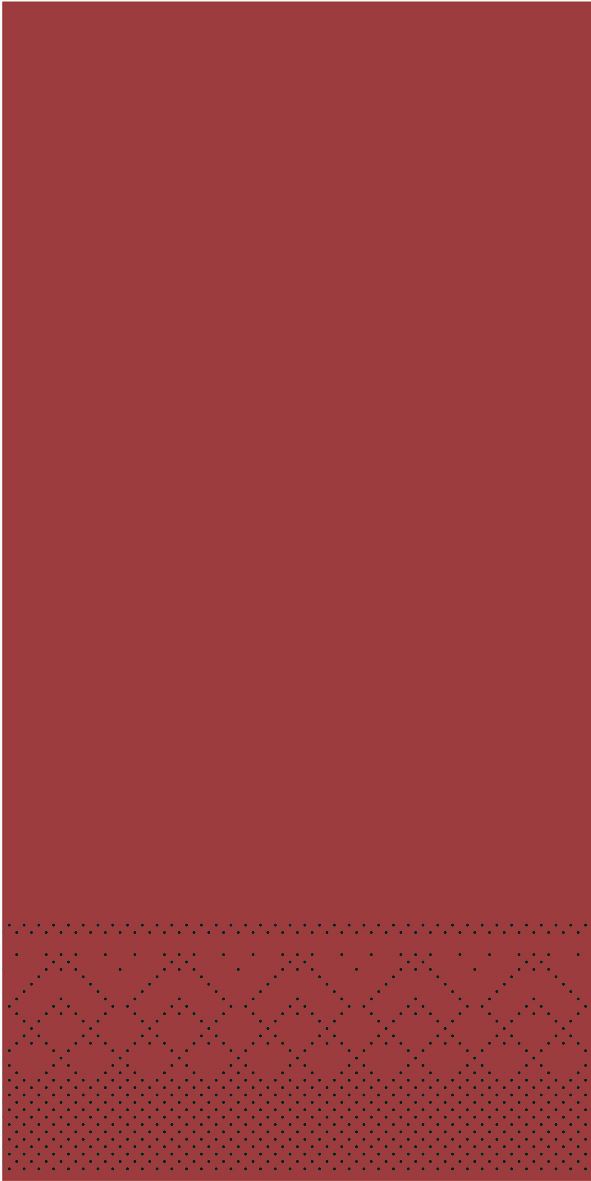 Tissue Servietten 33x33 cm - BASIC  BORDEAUX  33x33 cm 1/8-Falz