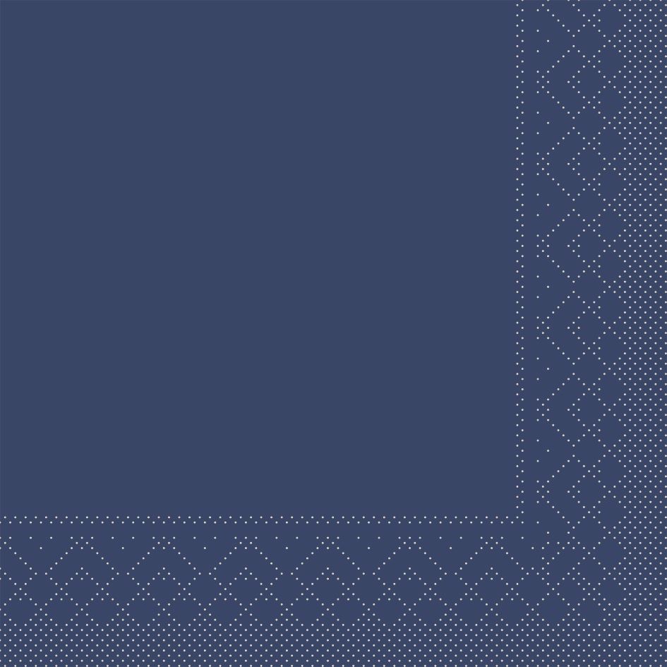 Tissue Servietten 25x25 cm - BASIC  BLAU  25x25 cm