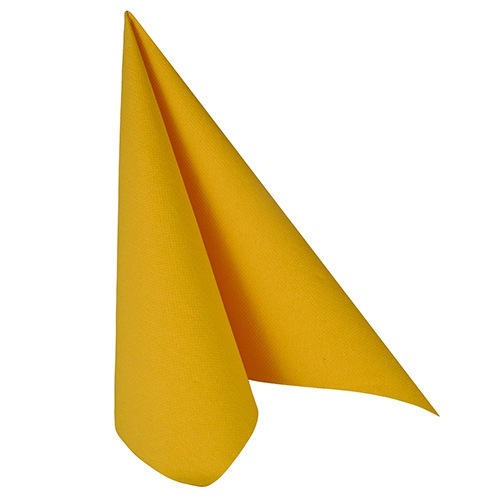 50 Servietten 40x40 cm - ROYAL Collection safran